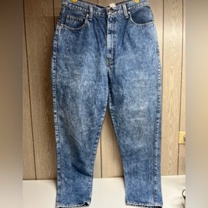 VINTAGE Sasson Modern Basics Jeans Womens 14 Average Tapered Leg Denim Blue